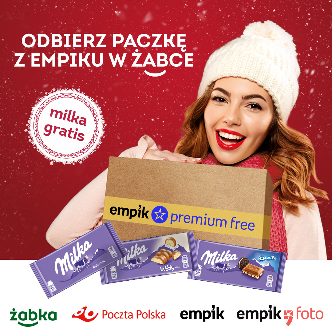  Zamów online w Empiku z dostawą do Żabki, a odbierzesz paczkę i słodki prezent 