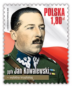  Poczta Polska wydała znaczek poświęcony genialnemu kryptologowi Janowi Kowalewskiemu 