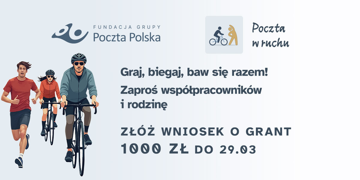 baner zachęcający do złożenia wniosku o grant