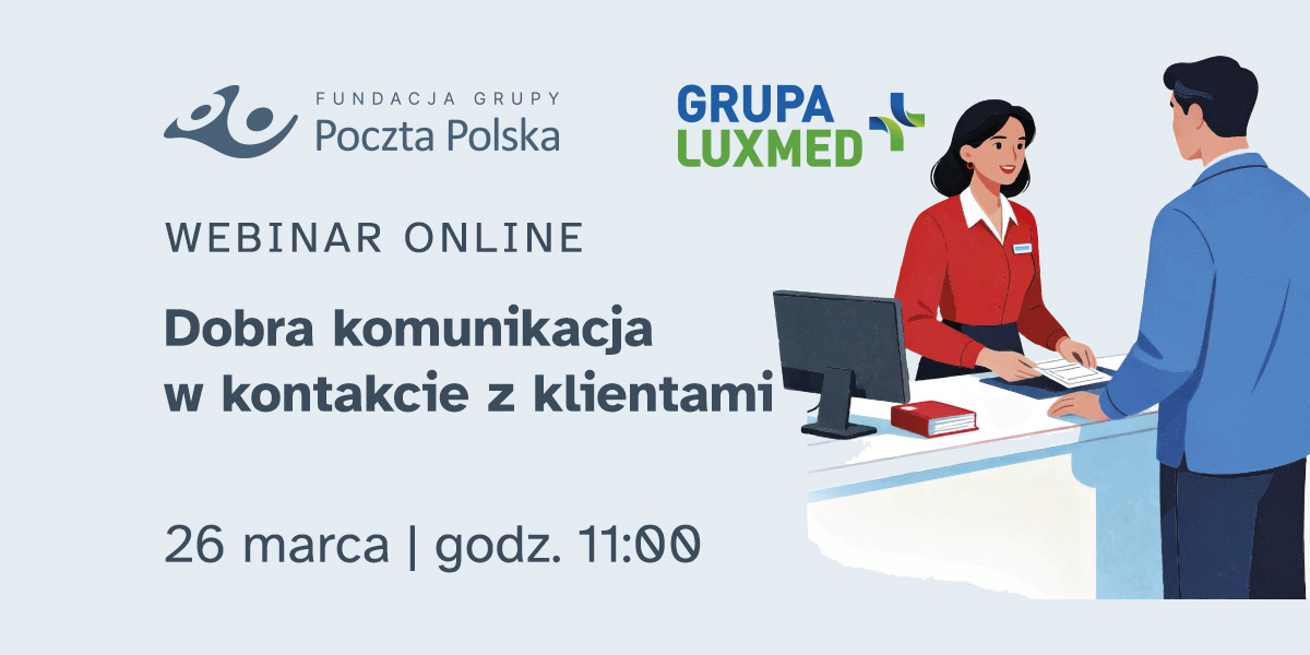 Baner zachęcający do wzięcia udziału webinarze