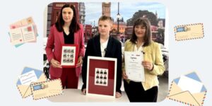 Kazik the boy who won the letter competition