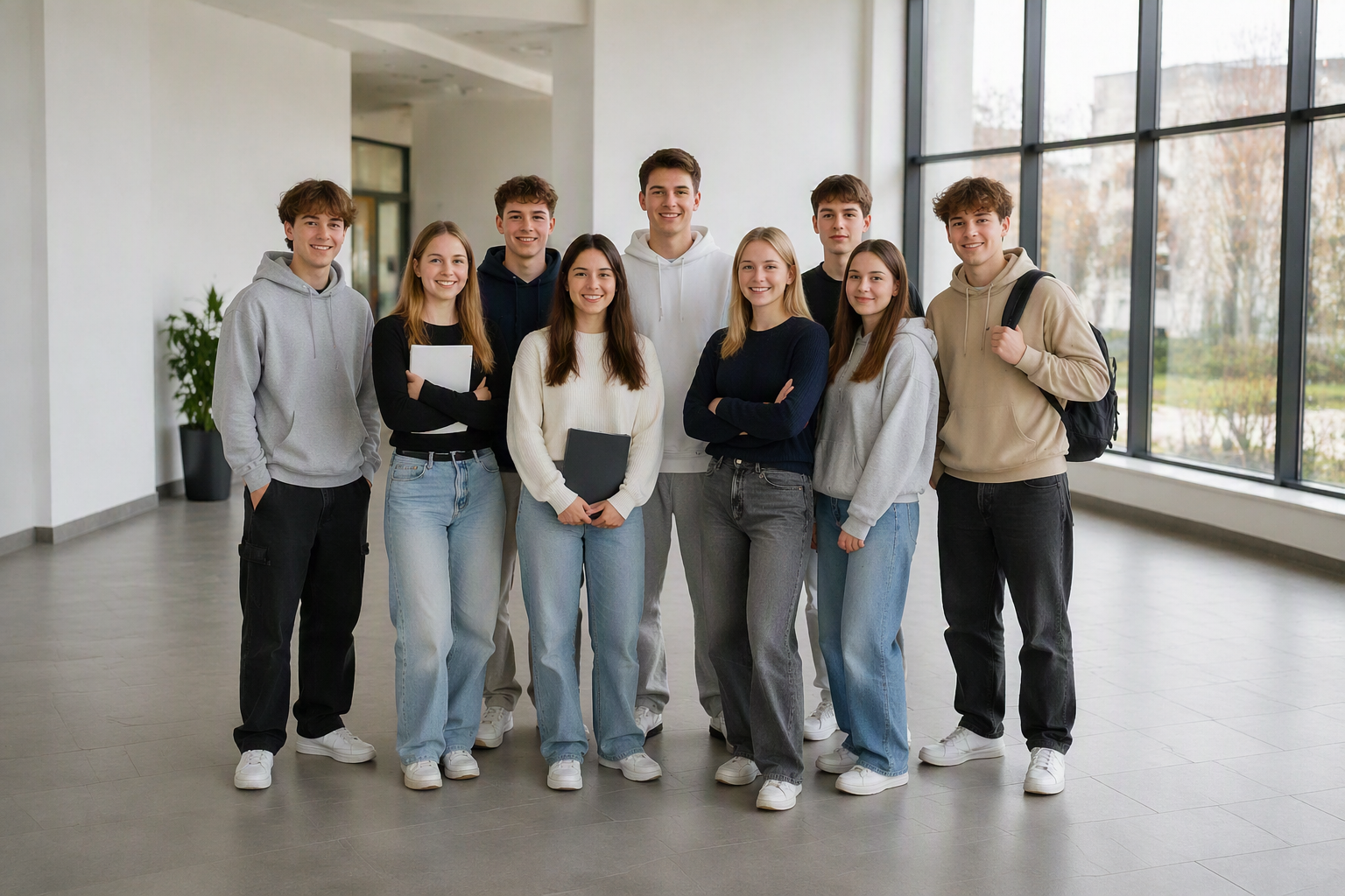 nmłodzi ludzie, studenci