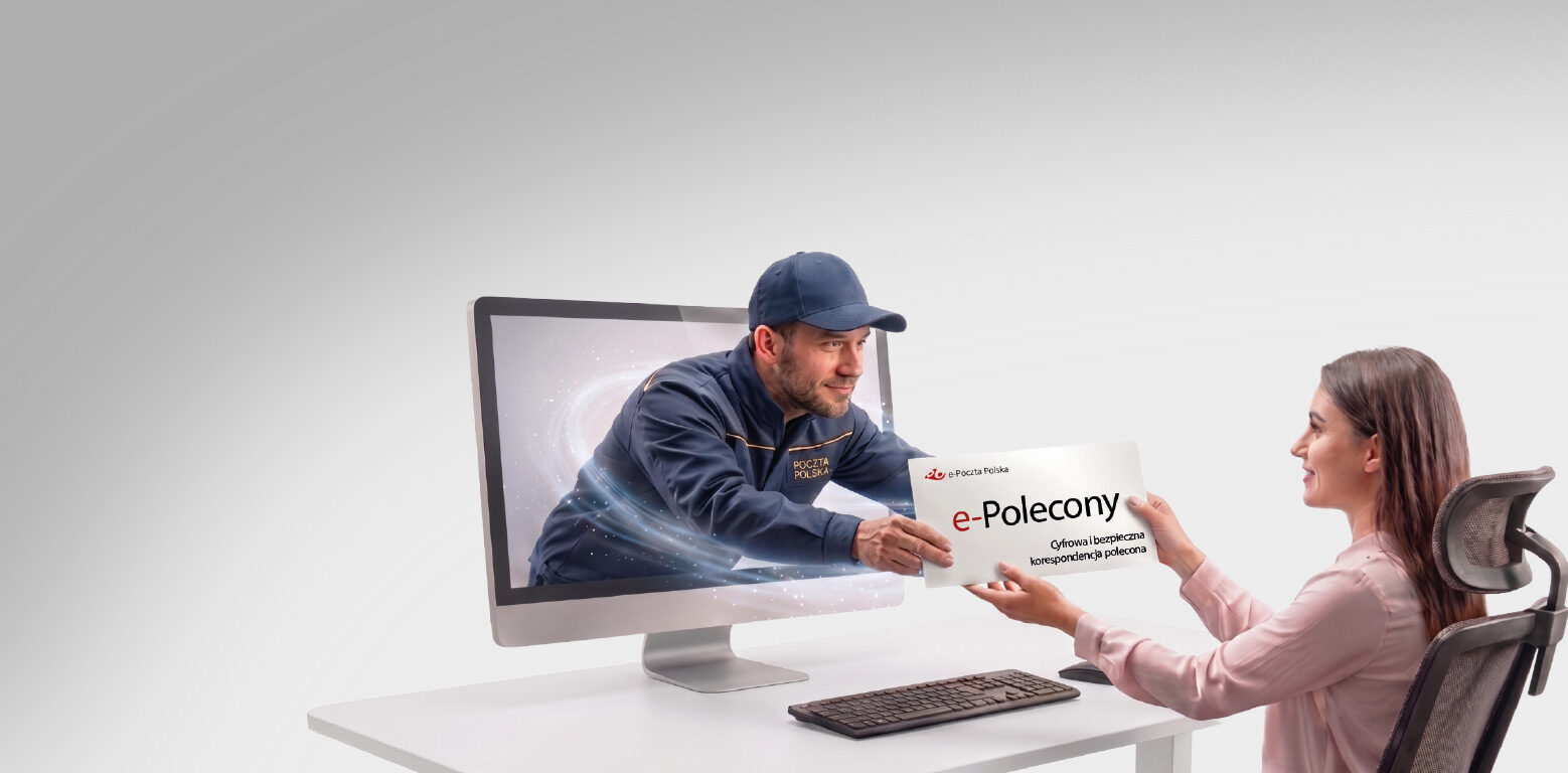 the postman gives e-polecony