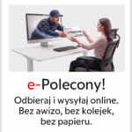 baner reklamujący e-polecony