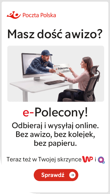 baner reklamujący e-polecony