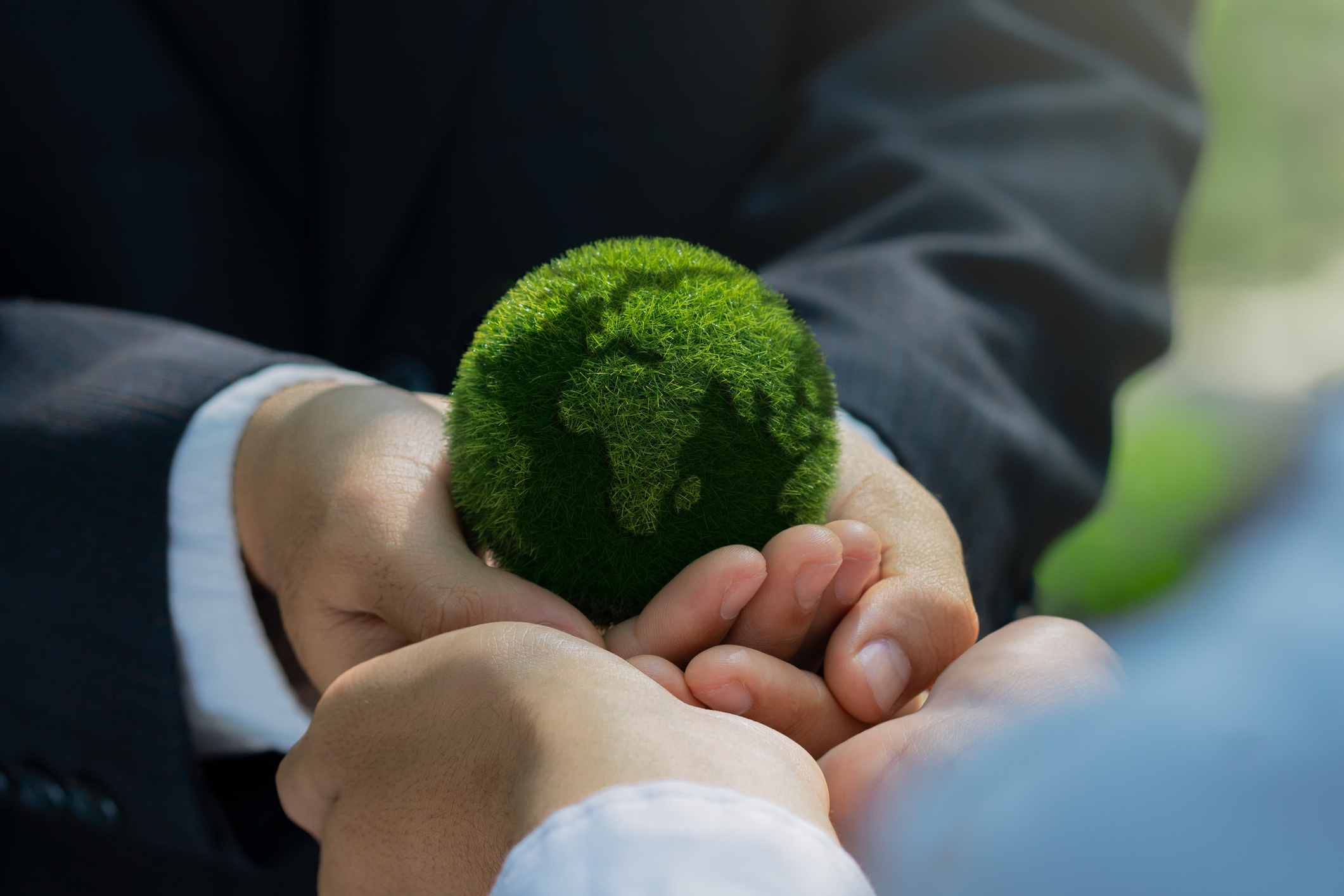 earth in hands